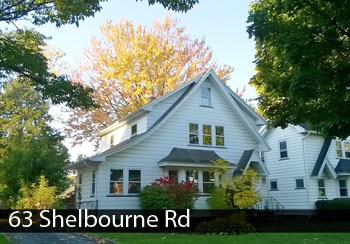 Student housing at 63 Shelbourne Rd
