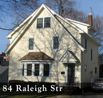 Student housing at 84 Raleigh Street